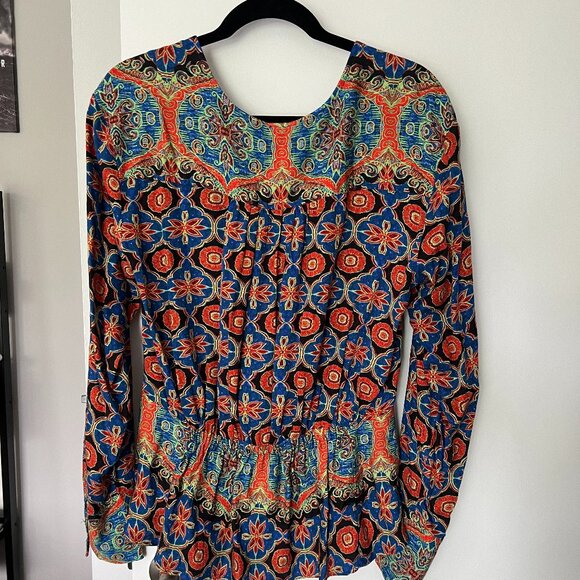 Free People Multicolor Floral Blouse - Picture 2 of 4